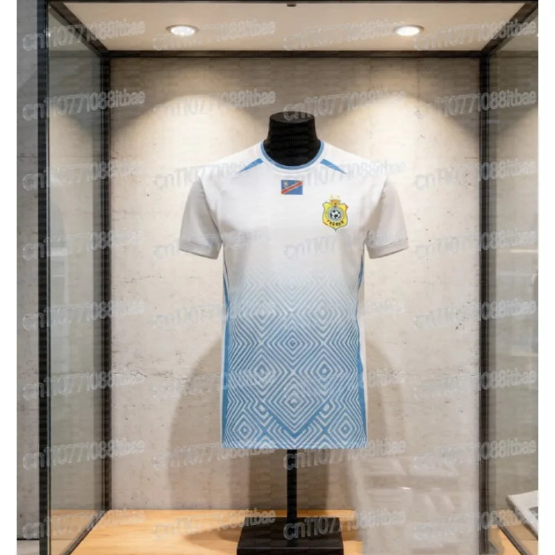 Maillot de foot bleu de la RD Congo